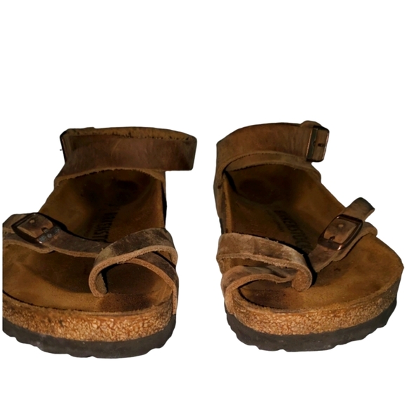 BIRKENSTOCK Yara Habana Oiled Leather Ankle Strap Toe‎ Loop Sandal  Size EU 36 - Picture 5 of 13